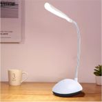 Sedoa Portatif Taşınabilir Pilli Masa Lambası Beyaz LED Işıklı Mini Masa Lambası - 1BW-Beyaz