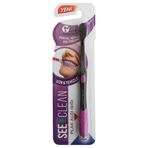 See+Clean Plak Algı Işıklı Pembe Diş Fırçası