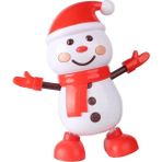 SeeJr Dans Eden Kardan Adam Noel Hediyesi Oyuncak Işıklar ve Müzik ile Dans Eden Robot Sallanan Kız Oyuncak (Yurt Dışından) - Bordo