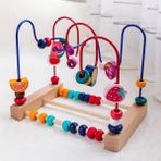 SeeJr Erkek ve Kız Bebek El-Göz Koordinasyonu Egzersiz Oyuncakları Için Erken Eğitim Eğitici Yapı Taşları (Yurt Dışından) - Açık Mavi
