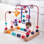 SeeJr Erkek ve Kız Bebek El-Göz Koordinasyonu Egzersiz Oyuncakları Için Erken Eğitim Eğitici Yapı Taşları (Yurt Dışından) - Kırmızı