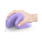 Seenda Ergonomik Kablosuz Dikey Mouse, Bluetooth 4.0+USB - Mor