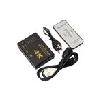 Seenergy HDMI 5 Port Switch 5 Port 4K Kumandalı Ultra Hd HDMI Switch 5 Cihaz 1 Monitör Seçmeli Switch
