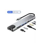 SEENERGY Macbook Pro Air Usb Type-c Hub Dönüştürücü 4K HD RJ45 Ethernet USB 3.0 Şarj SD TF Kart Okuyucu