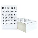 SEETOOOGAMES Bingo Oyun Kartları Sayfaları - Kağıt Kartlar Toplu Yeniden Kullanılabilir - Yetişkinler, Aile, Parti, Büyük Gruplar için Bingo Seti - 120'li Paket