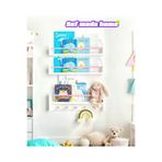 Sef moda 40 cm 3’lü mdf’lam montessori raf&kitaplık pembe