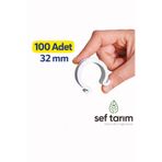 SEF TARIM 32lik Sera Klips Tutturucu Mandal Maşon 100 Adet