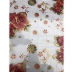 Şefaf Desenli Masa Örtüsü 70cm X 190cm 1.8mm Pvc Masa Örtüsü Desenli Koruyuc