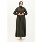 Sefamerve 0569-03 Haki Kadın Ferace