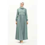 Sefamerve 0569-06 Mint Yeşili Kadın Ferace