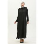 Sefamerve 24019-01 Siyah Kadın Ferace