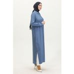 Sefamerve 24019-06 İndigo Kadın Ferace