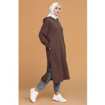 Sefamerve 3007-11 Kahverengi Kadın Tunik