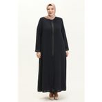Sefamerve 3010-02 Lacivert Kadın Ferace