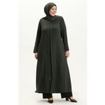 Sefamerve 5051-03 Haki Kadın Ferace