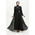 Sefamerve 52882-02 Siyah Kadın Elbise