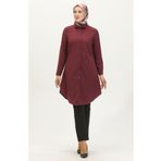 Sefamerve 6122-02 Mürdüm Kadın Tunik