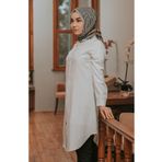 Sefamerve 6472-02 Beyaz Kadın Tunik