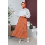 Sefamerve 8653-01 Taba Kadın Etek