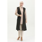 Sefamerve 8720-01 Siyah Kadın Yelek