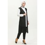 Sefamerve 8726-01 Siyah Kadın Yelek