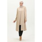 Sefamerve 8727-02 Bej Kadın Hırka