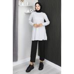 sefamerve Araboy Spor Penye Tunik 9127-03 Taş