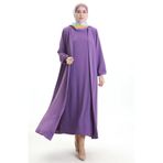 sefamerve Asil Abaya Takım 0336-09 Mor