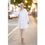 sefamerve Basic Tunik 1120-06 Beyaz