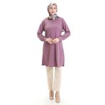 sefamerve Basic Tunik 1120-10 Koyu Gül Kurusu