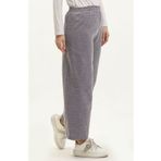 sefamerve Beli Lastikli Bol Paça Pantolon 6108-04 Lila