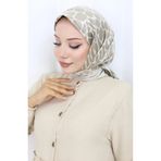 sefamerve Dijital Rayon Eşarp 70302-13 Bej
