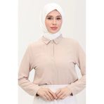 sefamerve Düz Twill Eşarp 19096-01 Beyaz