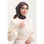 sefamerve Etnik Kehribar Eşarp 70279-09 Taba Gri