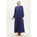 sefamerve Fermuarlı Double Mevlana Ferace 2029-03 Saks