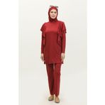 sefamerve Garnili Tesettür Mayo 2225a-04 Bordo