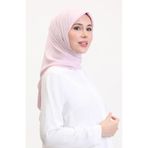 sefamerve Jakarlı Eşarp 70258-09 Toz Pembe