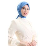 sefamerve Madame Mary Fransız Vual Eşarp 19098-06 İndigo