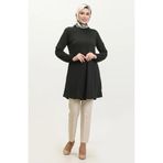 sefamerve Sade Basic Siyah Tunik 8758-01 Siyah