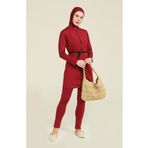 sefamerve Tesettür Mayo 22661-03 Bordo
