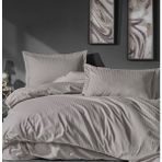Sefaoğlu Tekstil King Size Nevresim Takım Pamuk Saten Gri - 220 x 240 cm - Açık Gri