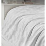 Sefaoğlu Tekstil King Size Pike, %100 Pamuk, Beyaz