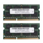 Sefdrert 2X DDR3 2GB Dizüstü Bellek Ram 2RX8 PC3-8500S 1066MHz 204Pin 1.5V Dizüstü RAM