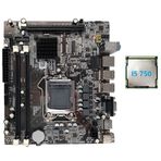 Sefdrert H55 Anakart LGA1156 I3 530 I5 760 Serisi CPU Bellek DDR3 Anakart I5 750 CPU ile Masaüstü Bilgisayar Anakart
