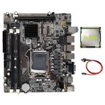 Sefdrert H55 Anakart LGA1156 I3 530 I5 760 Serisi CPU DDR3 Bellek Bilgisayar Anakart+I3 550 CPU+Anahtarı Kablo Değiştirme Destekler