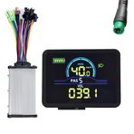 Sefdrert P5C elektrikli bisiklet LCD ekran metre 24V-60V+36V/48V 350W sinüs dalga denetleyicisi UART Ebike renkli LCD ekran metre 5PIN