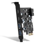 Sefdrert PCIe USB ULS-6210 6 bağlantı noktası PCI Express A Tipi C (2), USB Tipi A (2)