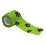 Sefdrert spor bandajı, kendinden yapışkanlı, 5 cm x 4,5 m, dizler, parmaklar, ayak bileği, avuç içi ve omuzlar için destek pedleri için, yeşil