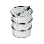 Sefer Tası 3 Lü Paslanmaz Çelik 2-3 Kişilik 15x6 Cm 2 No