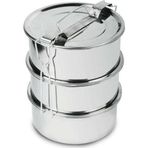 SEFER TASI 3 LÜ PASLANMAZ ÇELİK tek kişilik 12x6 cm